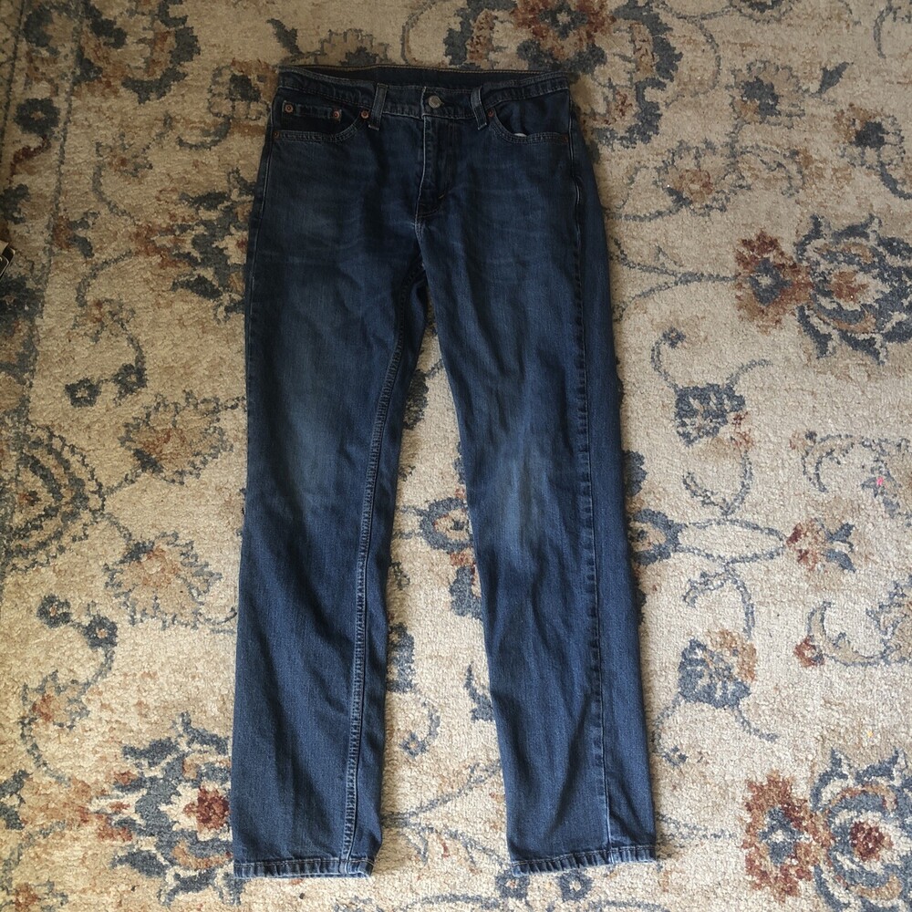 Levi's 511 Jeans Mens Blue Denim Slim Fit Casual Modern 30x30